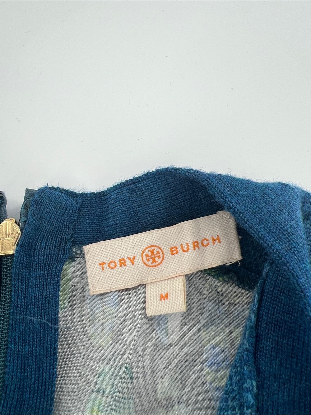 Tory Burch "Walda" Wool Silk Sweater Beatles Novelty Geek Chic Preppy retro - Picture 5 of 11